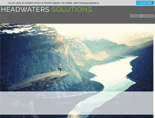 Tablet Screenshot of headwaterssolutions.com